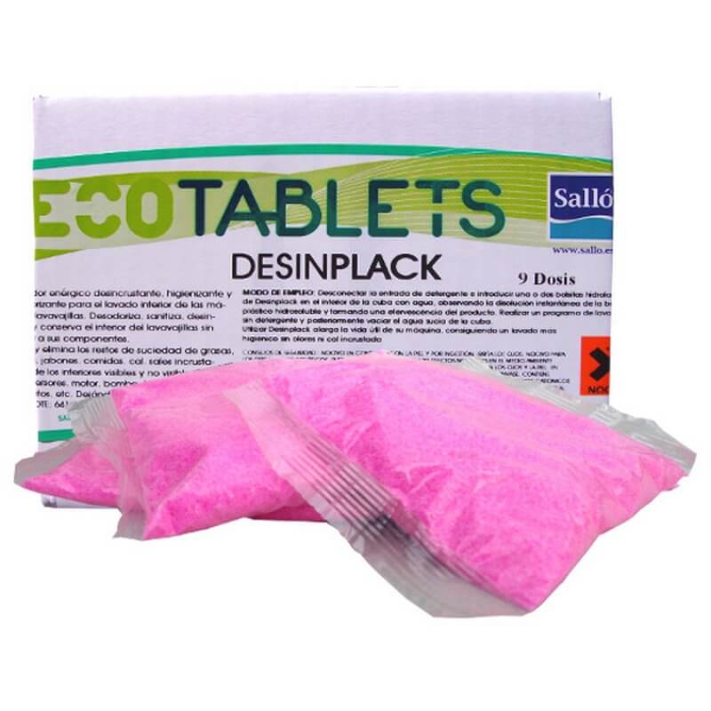 DESINPLAK NETTOYANT DESINCRUSTANT POUR LAVE VAISSELLE - 9 Doses hydrosolubles